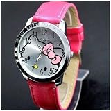 Brand New Hello Kitty Classic Ladies Quartz Wrist Watch Rose Color w/ free Hello Kitty Gift Box
