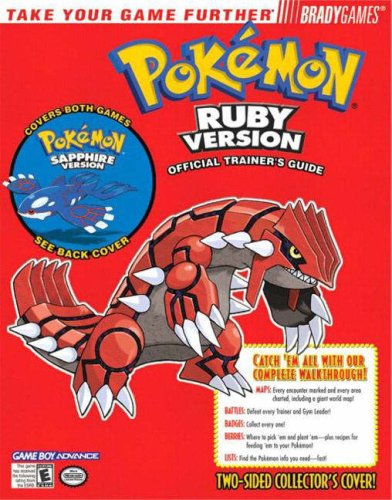 Childrens Toyshop   : "Pokemon Ruby and Sapphire": Official Trainer's Guide
