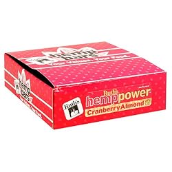 Ruth's Hemp Foods HempPower, Cranberry Almond Bars, 12-Count Boxes