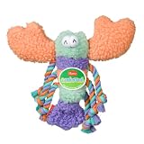Hartz Lambs Wool Plush Dog Toy, Orange