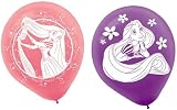 Disneys Tangled Printed Latex Balloons 6 Pack