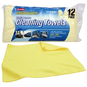 Clean-Rite Microfiber Cleaning Towels 12-pack