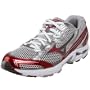 Mizuno Women's Wave Elixir 5 Running Shoe,White/Ski Patrol/Silver,9 B
