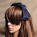 Fashion Sweet Korean Style Big Bowknot Hair Band Bow Headband Hair Accessory Dark Blue