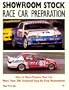 Showroom Stock Race Car Preparation