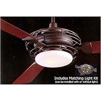 Minka-Aire Fans F601-ORB 52 Acero Contemporary Oil-Rubbed Bronze Ceiling Fan w/ Light and Wall Ctrl