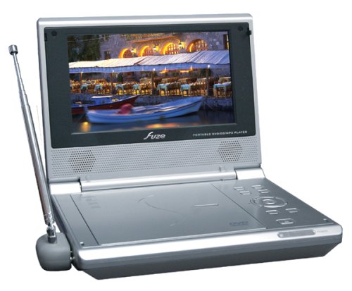 Fuze TVチューナー内蔵 7インチTFT液晶 ポータブルDVDプレーヤー シルバー PDTV700