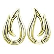 14K Yellow Gold Freeform Earring