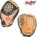 Rawlings Players Baseball / Softball Glove PL1208 12" Fielding glove (Regular - left hand catch for right hand throwers), left