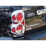 312D Dodge Durango 2004-2010 Tail light Insert Cover Accents (ABS Chrome) by TFP