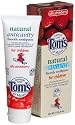 Tom's of Maine Natural Anticavity Toothpaste, for Children, Silly Strawberry, 4-Ounce Tubes (Pack of 6)