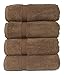 SALBAKOS - Premium 4 Piece Bath Towel Set, Made with 100% Turkish Cotton, Quick Drying, Highly Absorbent & Comfy Towels for Spa & Hotel | 27