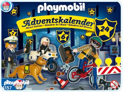 Playmobil 4157 - Adventskalender Polizei auf Verbrecherjagd