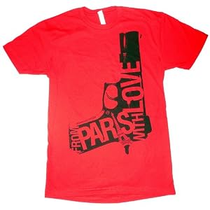 From Paris With Love 2010 Movie Red T-shirt