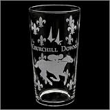 Arthur Court Churchill Downs Etched Glass by Arthur Court