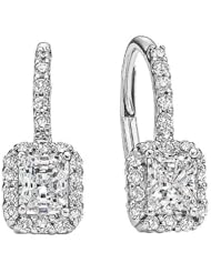 Radiant Diamond Earrings 1ctw
