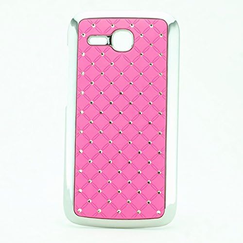 For Huawei Y600 Case, IVY Pink - Electroplating Stars Bling Hard Case Cover Skin For Huawei Y600