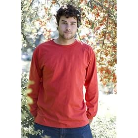 Buy 100% Egyptian Cotton Long-Sleeve Crewneck T-shirt (or Tee) for Men and Women by Egyptian Cotton Tshirts