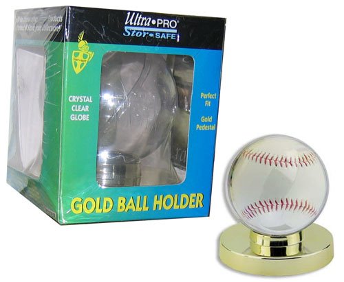 cyber Monday Baseball Display Case - Baseball Holder With Gold Base By Ultra ProB000VV7IGM
