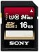 Sony SF16UX Class10 16GB SDHC Speicherkarte imt UHS Interface