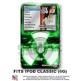 iPod Classic Skin - Radioactive Green on Black WraptorSkinz TM Kit by TuneTattooz TM