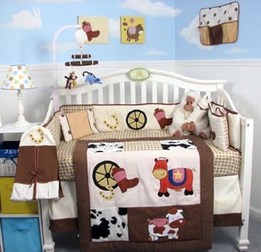 cowboy crib bedding