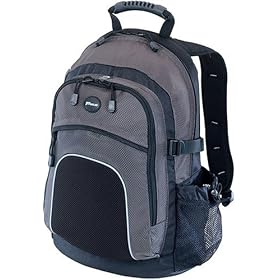 Targus TBS600 15 T-Lite Standard Backpack- Platinum Grey/Black
