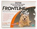 Frontline Plus Small Dog, 6 Pack, Orange, Fleas & Ticks