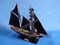 Black Prince Pirate Ship Benjamin Franklin Tall Model Ship Privateer Authentic Model Boat Models Replica