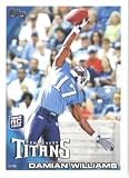 2010 Topps NFL Football Card # 72 Damian Williams RC - Tennessee Titans ( Rookie Card) NFL Trading Card in a Protective ScrewDown Case!