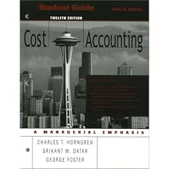 Cost Accounting Student Guide, 12th Edition