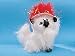 Cat Small 1 Paw Up W/Hat Decoration Figurine Kitty Furry Cute Lifelike