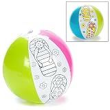 Inflatable Color Your Own Beach Balls (1 dz)