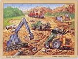 Construction Wooden Jigsaw Puzzle 48pc