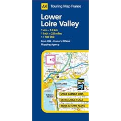 Lower Loire Valley (AA Road Map France Series)