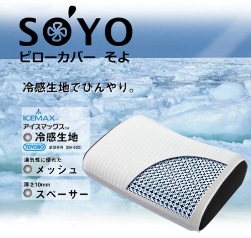 エアコンマット【SOYO】ピローカバー（アイスマックス素材）