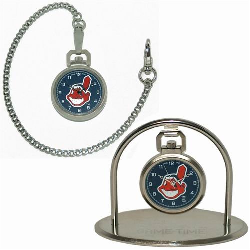 CLEVELAND INDIANS POCKET WATCH