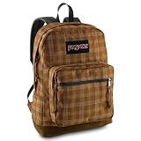 JanSport Right Pack Yarn Dyed Backpack (Cuban Brown Vintage Plaid)