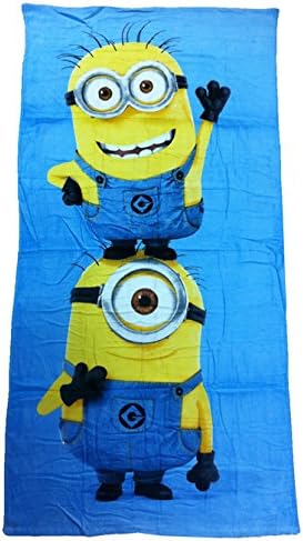 Home Story Bathroom Minions Printed Beach Bath Towel (Two Minions)