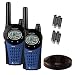 Cobra MT975 PMR446 Walkie Talkie Radio Twin Pack With Charger And Batteries - Black/Blue