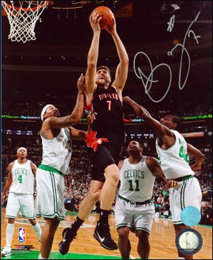 ANDREA BARGNANI Toronto Raptors Signed 8x10 Photo