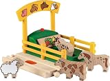 BRIO 33679 Wooden Railway System: Animal Yard