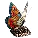 Quoizel Orange Butterfly Tiffany 1 Light Accent Lamp