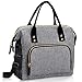 Insulated Lunch Bag, Large Lunch Tote Bag with Adjustable Shoulder Strap, Leakproof Reusable Cooler Lunch Bags for Women and Men, Perfect for Work Office School Picnic