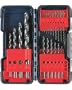 Bosch BL20 1/8-to-1/2-Inch Black Oxide Twist Drill Assortment, 20-Piece