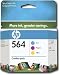 HP 564 Ink Cartridge in Retail Packagings, Combo Pack