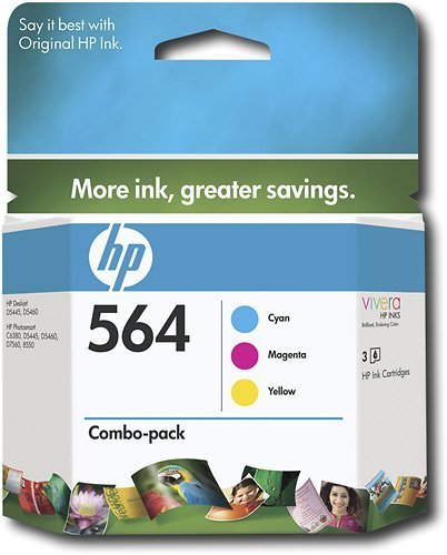 HP 564 Ink Cartridge in Retail Packagings- Combo Pack