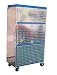 Rugged Buddy BDB48 Blue Diamond 30-Inch Long by 16-Inch Wide by 54-Inch High Storage Cart with 4 Casters and 3 Hideaway Lockable Doors