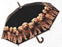 Puppies Dog Theme Full Size Stick Umbrella by Kimberlin