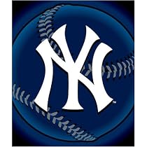 New York Yankees Light Weight Fleece MLB Blanket (Flashball Series) by Northwest (50"x60")